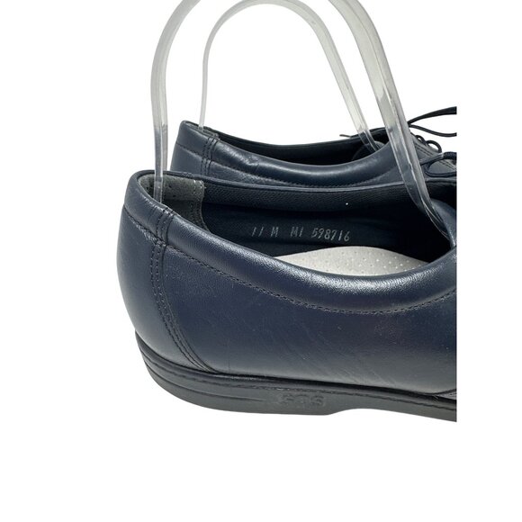 SAS Whisper Navy Leather Lace-Up Oxford Shoes Womens Size 11 M - Picture 2 of 13